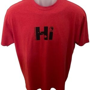 T&C Surf Designs Hawaiian Islands Tee Shirt Men L Large